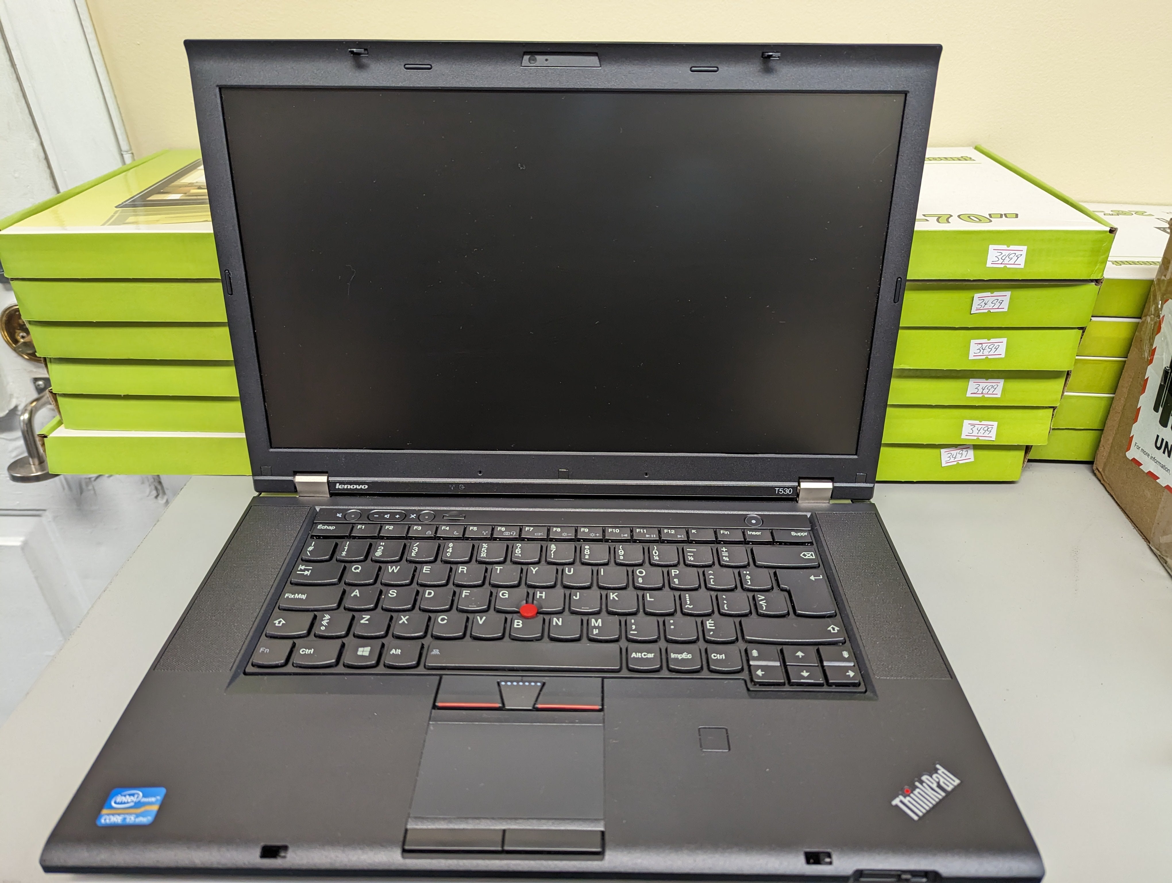 Lenovo ThinkPad T530 remis à neuf.