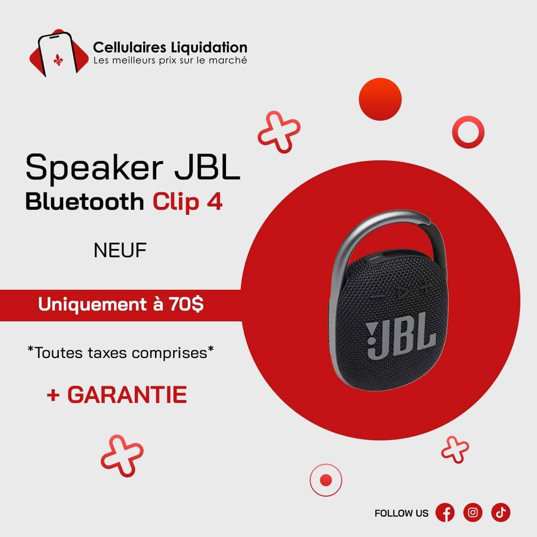 Speaker Bluetooth JBL Clip 4